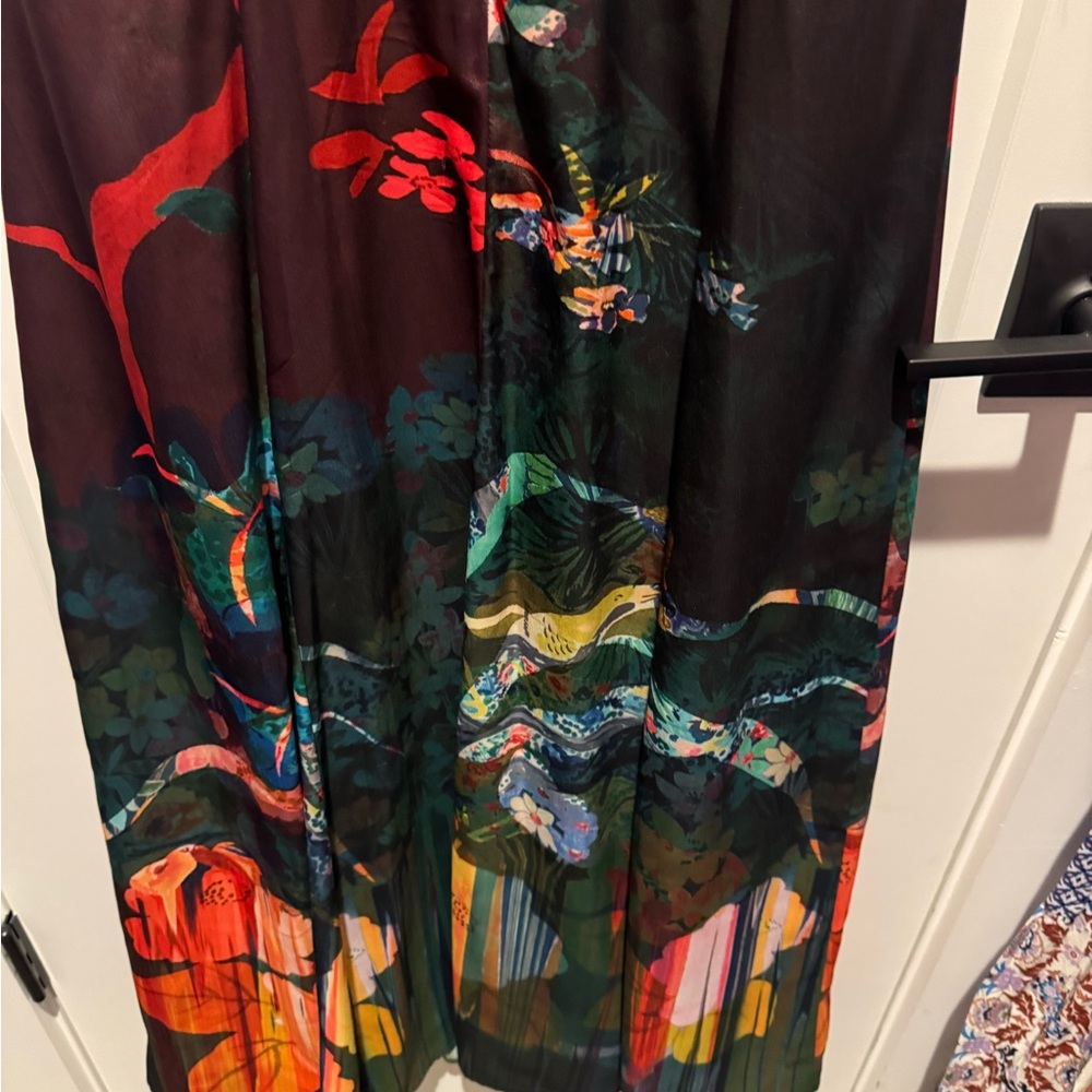Anthropology Black and Red Floral Dress - Picture 7 of 12